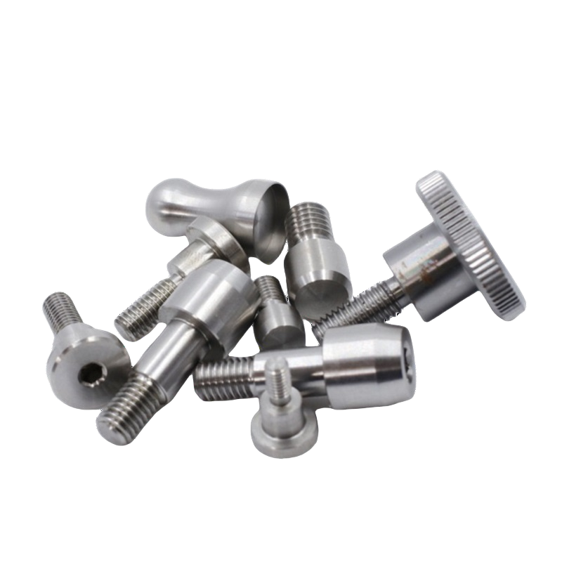 CNC lathe machining turning processing non-standard parts customized stainless steel parts customized non-standard nuts and screws